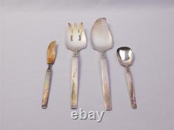 54 Pcs MCM Vtg Oneida Community Plate Twilight Silver Plate Flatware Set In Box