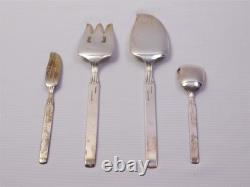 54 Pcs MCM Vtg Oneida Community Plate Twilight Silver Plate Flatware Set In Box