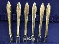 54 Piece Nobility Reverie Silverplate 1937 by Oneida Flatware Set With Case