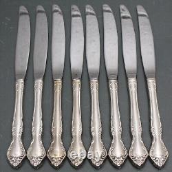 (57 Pieces) Oneida Community Flatware Set AFFECTION, Silverplate Silverware Lot