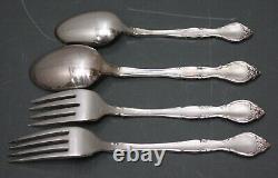 (57 Pieces) Oneida Community Flatware Set AFFECTION, Silverplate Silverware Lot