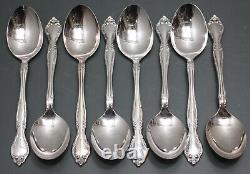 (57 Pieces) Oneida Community Flatware Set AFFECTION, Silverplate Silverware Lot