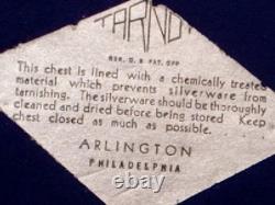 58 Pc Silverware Set Of 12 VTG neida, Old Company Stainless USA-Case FreeShip