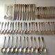 59 pcs King James 1881 Rogers Oneida Silverplate Flatware Silverware