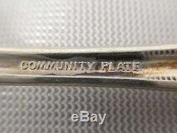 59pc. Set 1921 GROSVENOR Silverplate Flatware Oneida Community Serves 12 withChest