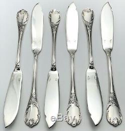 5.000$ Christofle Marly 50 pcs Set for 6 silver plated flatware