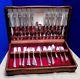 60 PC Set ETERNALLY YOURS 1847 Rogers Bros. Silverplate Flatware Set With Case