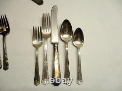 60 Pcs Antique Gorham Beaumont Silverplate Flatware