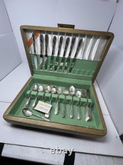 60 Pcs Silverplated Oneida Community Tudor Plate Flatware BRIDAL WREATH