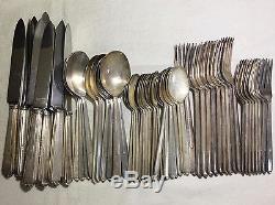 60-Piece SET of Silverplate Flatware Reed & Barton Maid of Honor Pattern