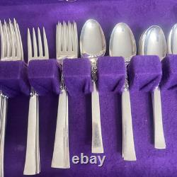 60 Pieces Vtg Oneida Community South Seas Silver plate Flatware Set Serves 7