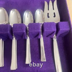 60 Pieces Vtg Oneida Community South Seas Silver plate Flatware Set Serves 7