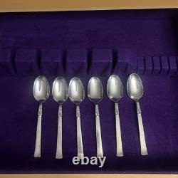 60 Pieces Vtg Oneida Community South Seas Silver plate Flatware Set Serves 7
