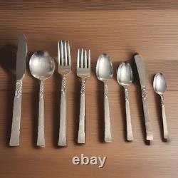 60 Pieces Vtg Oneida Community South Seas Silver plate Flatware Set Serves 7