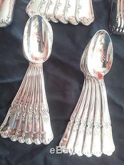 60 pieces set for 12 people table pastry French Silverplated 12 knives MINT