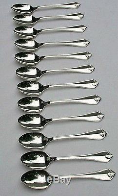 62 Piece Set KING JAMES Silverplate Flatware With Naken's Chest 1881 Rogers