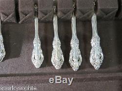 64 Oneida Community Silver Artistry Silverplate Flatware! +chest 12 Place Sets