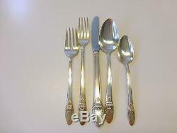 64 Piece FIRST LOVE 1847 Rogers Bros Silverplate Flatware Service for 12+