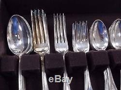 64 Pieces 1847 Rogers Bros Old Colony Pattern Flatware Set Nice