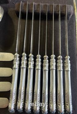 66 Pieces -Gorham Electroplate Silverplate Flatware Set Pat. 1902 Regent