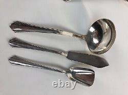 67 Piece 1857 Silverplate ASCo Flatware Set With Serving Pieces