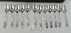 68 PC Set CORONATION Community Plate Silverplate Flatware Service For 12 With Case