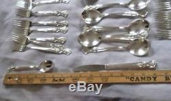 69 Pc Set Wm Rogers Magnolia Service For 12 & Extra Silver Plate