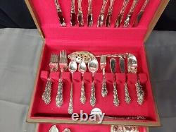 69 Piece ONEIDA COMMUNITY Silverplate Flatware Beethoven 15 Different Pieces