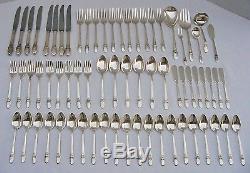 69 Piece Set 1937 FIRST LOVE Silverplate Flatware With Chest 1847 Rogers Bros