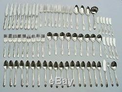 70 Piece Set 1939 ROYAL ROSE Silverplate Flatware Oneida Nobility with Chest