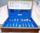 71 Piece MILADY Oneida Community Silverplate Flatware Set in Case Very Nice