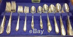 72 Piece WM Rogers Devonshire/Mary Lou 12 Place settings 1938