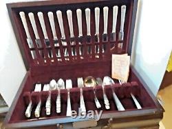73 PIECES Vintage Silver plate flatware Wallace Personality SERVICE FOR 12+