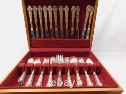 73 Pc Oneida Community BEETHOVEN Silverplate Flatware Set Svc for 14 Serving Pcs