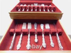 73 Pc Oneida Community BEETHOVEN Silverplate Flatware Set Svc for 14 Serving Pcs