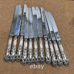 73 pc REED AND BARTON FESTIVITY 1945 SILVERPLATE TIGER LILY FLATWARE