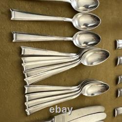(74) Pieces Bruckmann 90 Silverplate Flatware Nicht Swabia