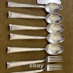 (74) Pieces Bruckmann 90 Silverplate Flatware Nicht Swabia