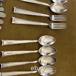 (74) Pieces Bruckmann 90 Silverplate Flatware Nicht Swabia