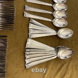(74) Pieces Bruckmann 90 Silverplate Flatware Nicht Swabia