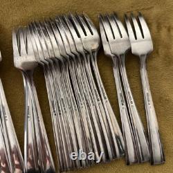 (74) Pieces Bruckmann 90 Silverplate Flatware Nicht Swabia