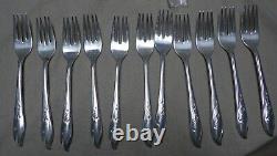 76 PC SPRINGTIME 1847 Rogers Bros IS Silverplate Flatware Set Service For 12