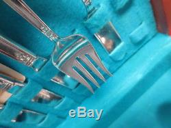 78 pc. Vtg 1947 Rogers Bros IS First Love Silverplate Flatware Set