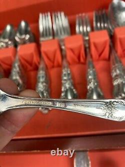 78pc 1847 Rogers Bros Service for 12 IS Silverplate Heritage Flatware Set