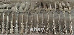 79pc Juliette Silverplate INTERNATIONAL SILVER 1847 Rogers Bros IS