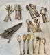 80 Pc. Old Company Silver Plate Rose Flatware 10 Full Place Settings Plus Extras
