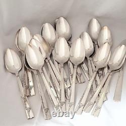 80 Pc Silverplate CAPRICE Service for 12 Oneida Nobility Plate Flatware Set Case
