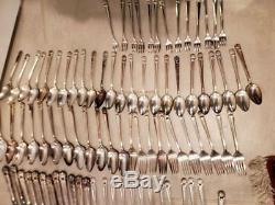 80 Piece 1941 ETERNALLY YOURS 1847 Rogers Bros Silver Plate Flatware Set for 12+
