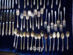 80 Pieces Of Gently Used Community Sp Flatware In The Evening Star Pattern