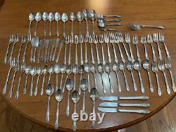 80 pc. 1847 Rogers Bros. FIRST LOVE 1937 silverplate